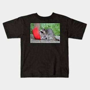 Sweet Baby Raccoon Kids T-Shirt